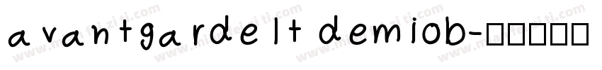 avantgardelt demiob字体转换